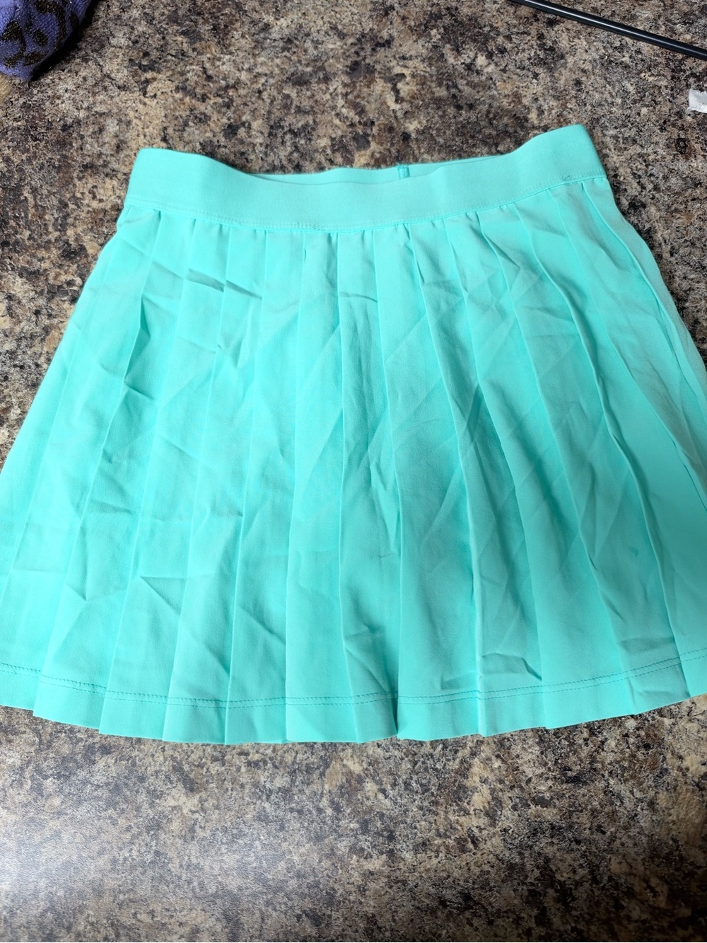 Athletic Works Mint Pleated A-Line Skirt
